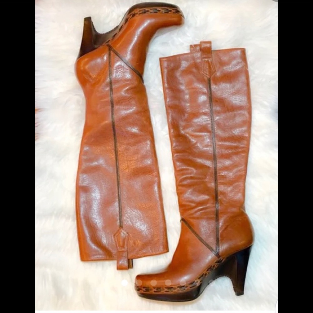 Cole Haan EUC Brown Knee boots. 10